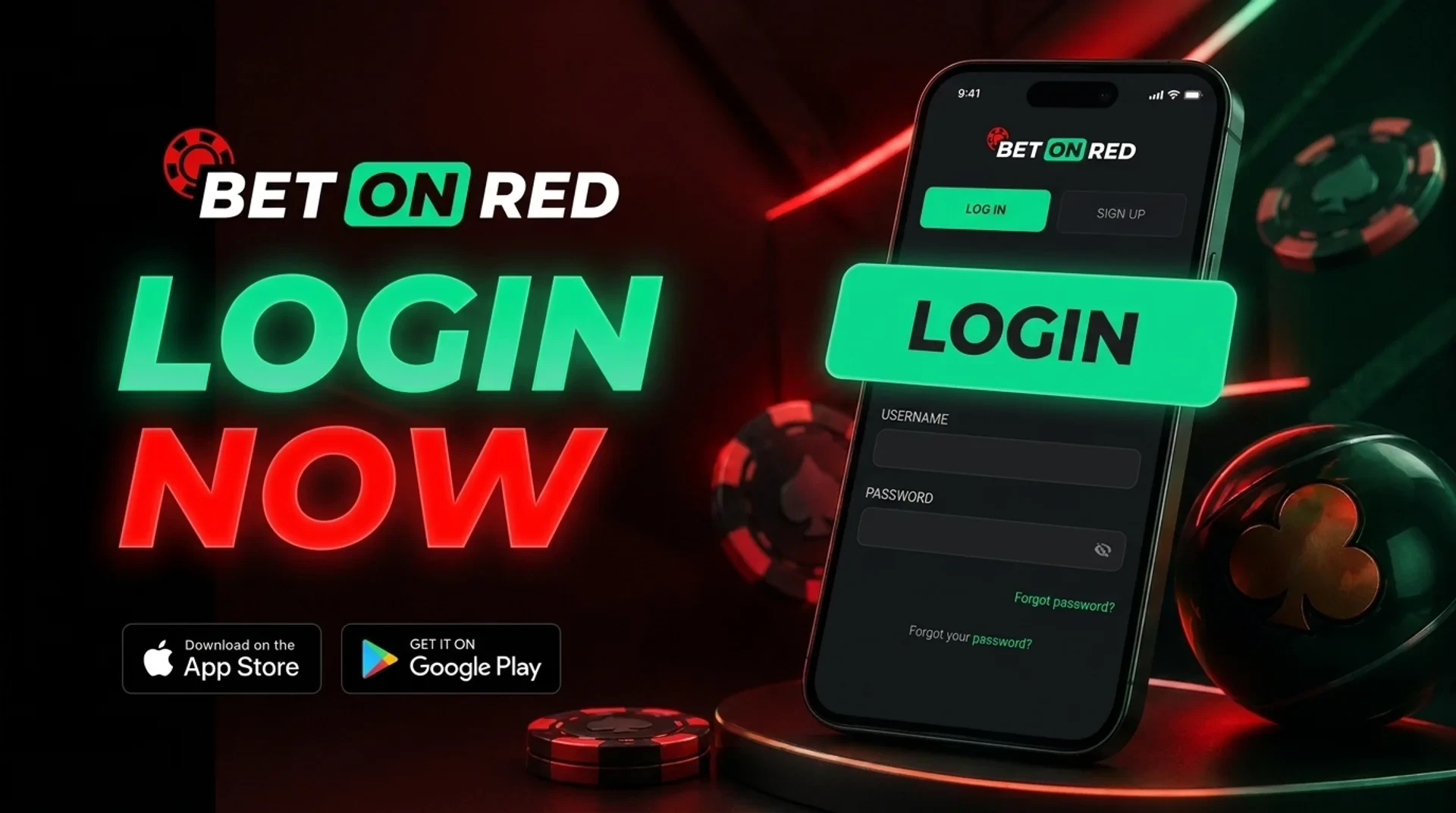 Modulo di accesso per il betonred login